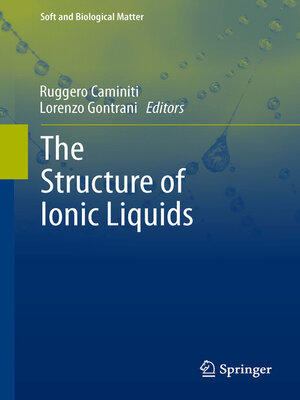 cover image of The Structure of Ionic Liquids